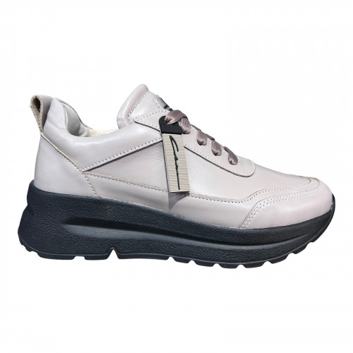 Кроссовки Женские кожаные VLADEKS 1215 капучино.