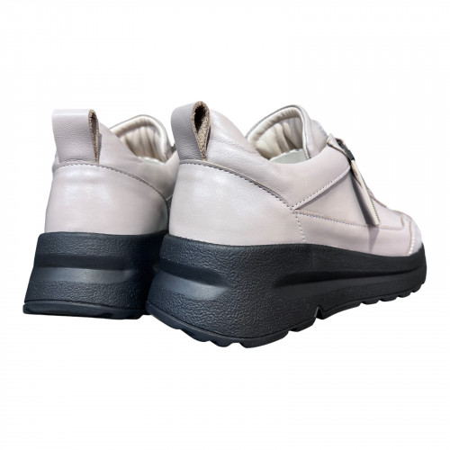 Кроссовки Женские кожаные VLADEKS 1215 капучино.