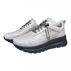 Кроссовки Женские кожаные VLADEKS 1215 капучино.