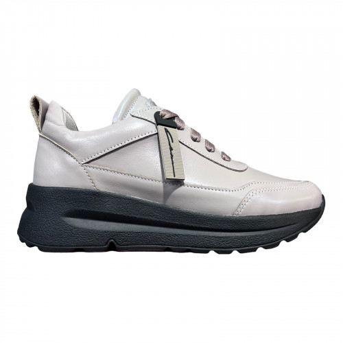 Кроссовки Женские кожаные VLADEKS 1215 капучино.