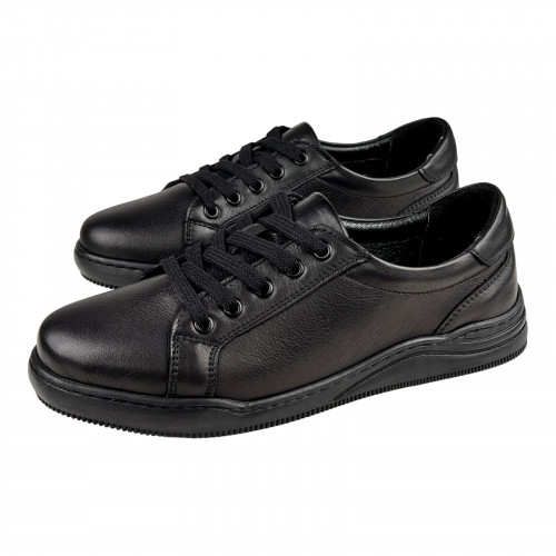 Кеды Женские кожаные SPRINGER 23036-2 черный