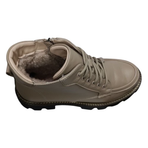 Черевики жіночі шкіряні KENTO 2033 LP 07 візон хутро 