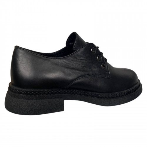 Туфли женские кожаные ILONA 598/MIN черные