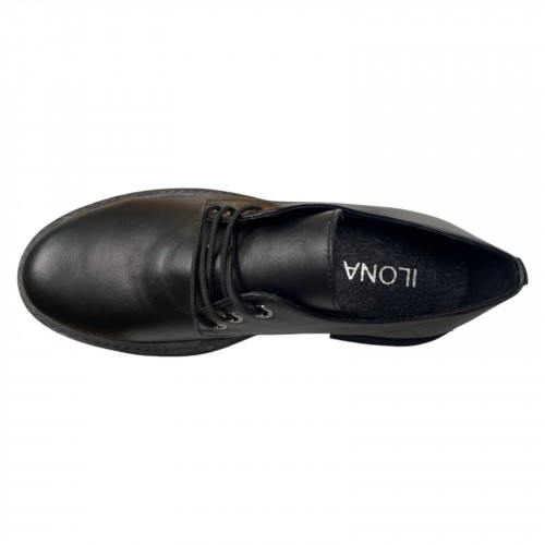 Туфли женские кожаные ILONA 598/MIN черные