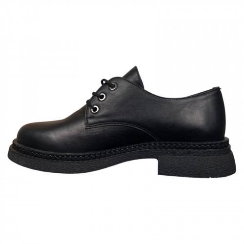 Туфли женские кожаные ILONA 598/MIN черные