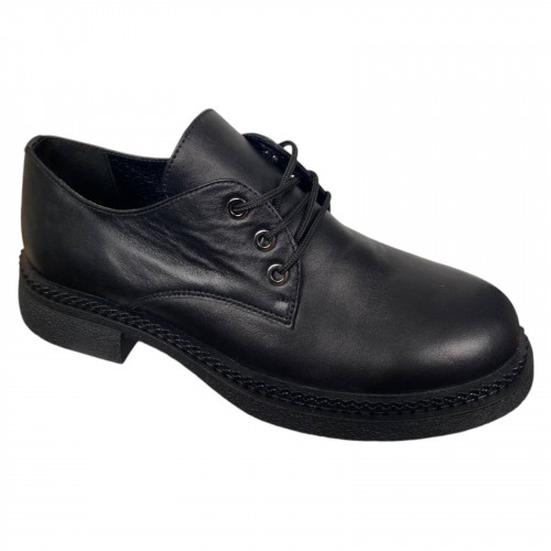 Туфли женские кожаные ILONA 598/MIN черные