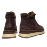 Черевики жіночі замшеві ALLSY 203831 коричневі байка