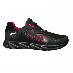 Кроссовки Мужские кожаные GULLIVER М47 черный