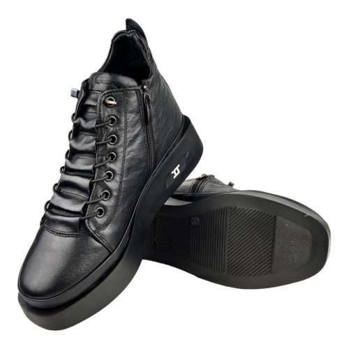 Ботинки Женские кожаные SPRINGER 3113 101 черный