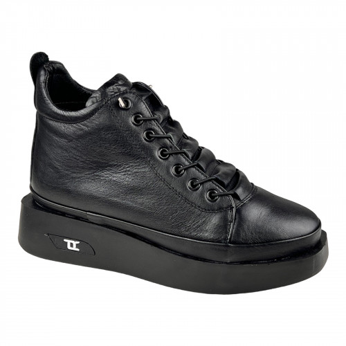 Ботинки Женские кожаные SPRINGER 3113 101 черный