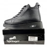 Ботинки Женские кожаные SPRINGER 3113 101 черный