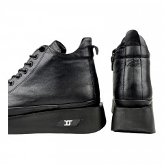 Черевики Жіночі шкіряні SPRINGER 3113 101 чорний