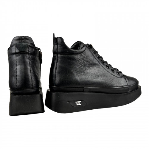 Ботинки Женские кожаные SPRINGER 3113 101 черный