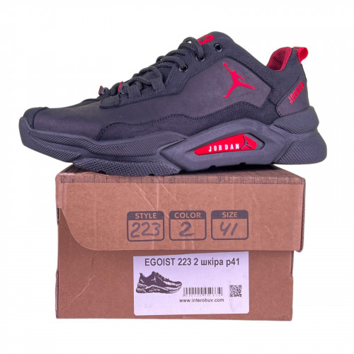 Кросівки Чоловічі шкіряні EGOIST 223 2 чорний