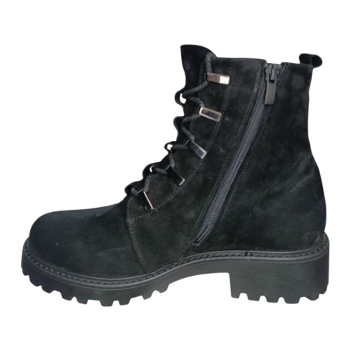 Черевики жіночі замшеві KATRIN A 380 чорний хутро