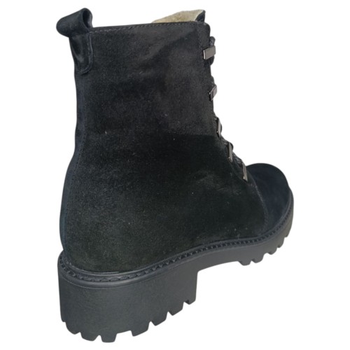 Черевики жіночі замшеві KATRIN A 380 чорний хутро