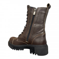 Черевики жіночі шкіряні ATO 485 08 коричневі байка