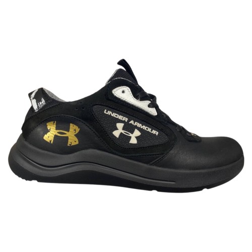 Кроссовки мужские кожаные DENAR A10 01 черные