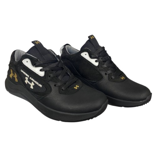 Кроссовки мужские кожаные DENAR A10 01 черные