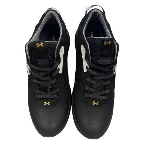 Кроссовки мужские кожаные DENAR A10 01 черные