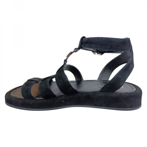 Босоножки Женские замшевые ILONA 689/113 черные