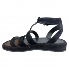 Босоножки Женские замшевые ILONA 689/113 черные