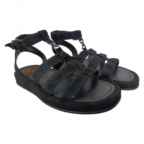 Босоножки Женские замшевые ILONA 689/113 черные