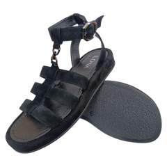 Босоножки Женские замшевые ILONA 689/113 черные