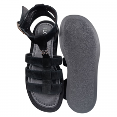 Босоножки Женские замшевые ILONA 689/113 черные