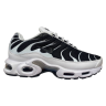Кроссовки мужские текстильные NIKE AIR MAX TN PLUS 1095-8 чорно-белые