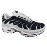 Кроссовки мужские текстильные NIKE AIR MAX TN PLUS 1095-8 чорно-белые