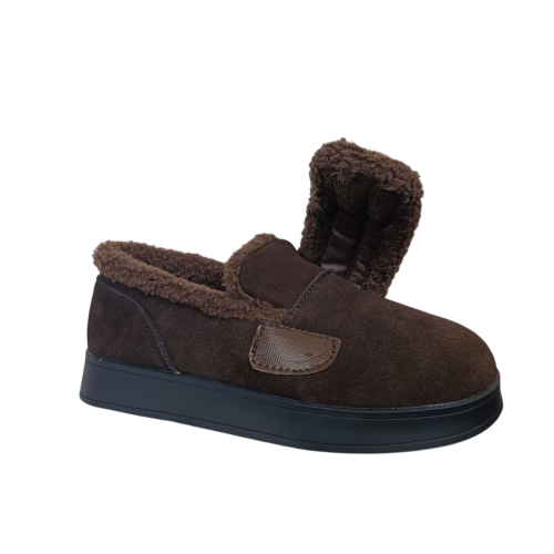 Черевики жіночі замшеві IT TS L25-41 coffe хутро