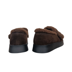 Черевики жіночі замшеві  IT TS L25-41 coffe хутро