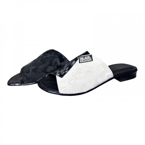 Шльопанці Жіночі шкіряні MADAM 304/217 бежевий