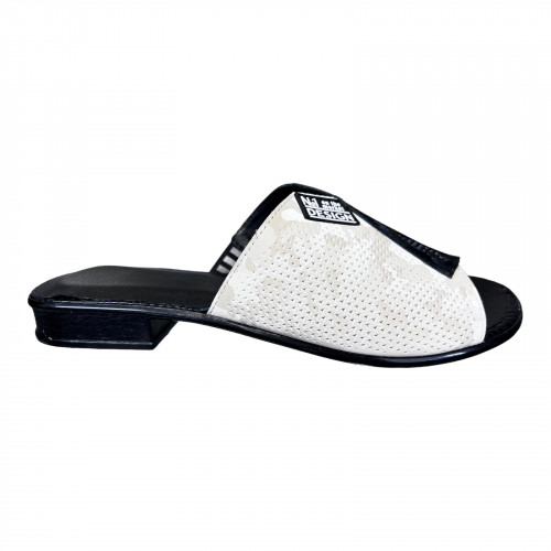 Шльопанці Жіночі шкіряні MADAM 304/217 бежевий