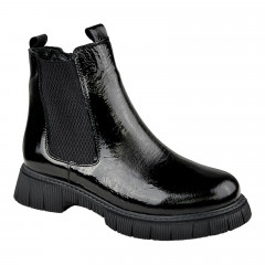 Черевики Жіночі шкіряні челсі SPRINGER 22123-2L чорний лак