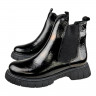 Черевики Жіночі шкіряні челсі SPRINGER 22123-2L чорний лак