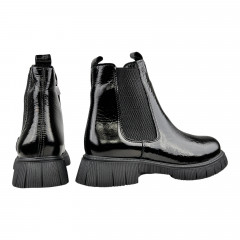 Черевики Жіночі шкіряні челсі SPRINGER 22123-2L чорний лак