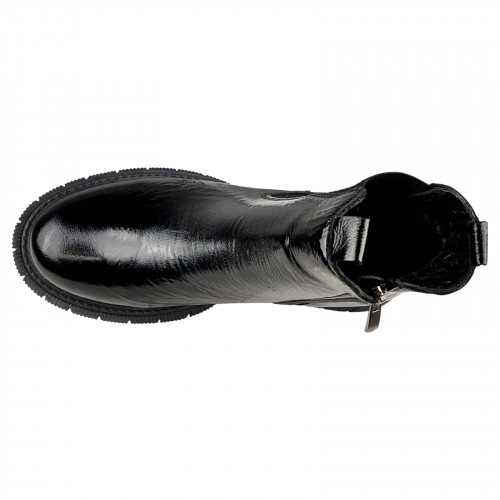 Черевики Жіночі шкіряні челсі SPRINGER 22123-2L чорний лак