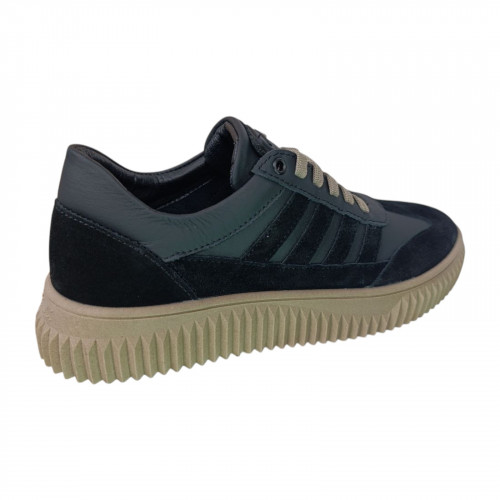 Кеды женские замшевые MARCCO DASTR marafon черные