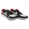 Кроссовки мужские кожаные DENAR N15 черные белые красные 