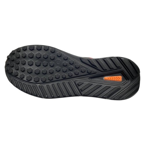 Кроссовки мужские кожаные DENAR N15 черные белые красные 