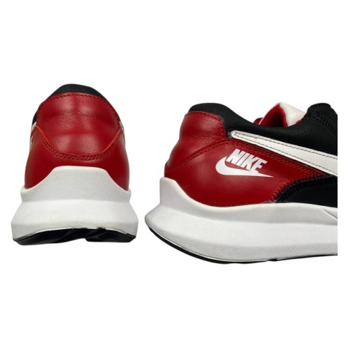 Кроссовки мужские кожаные DENAR N15 черные белые красные 