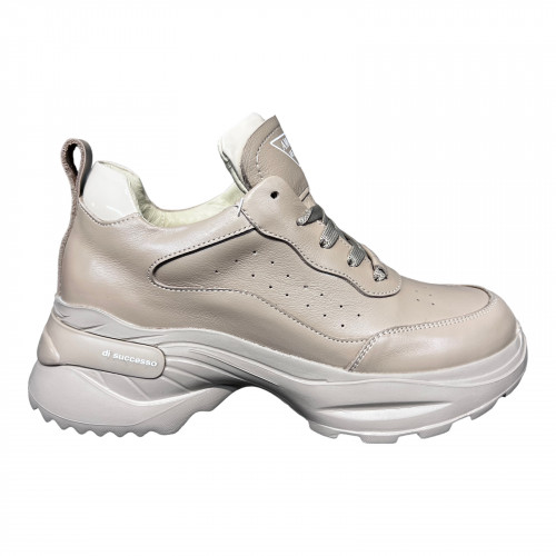 Кроссовки Женские кожаные DITAS K 27 капучино.