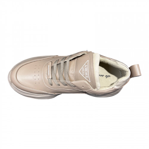 Кроссовки Женские кожаные DITAS K 27 капучино.