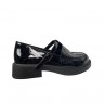 Лофери жіночі шкіряні лак ILONA 619/826 чорні
