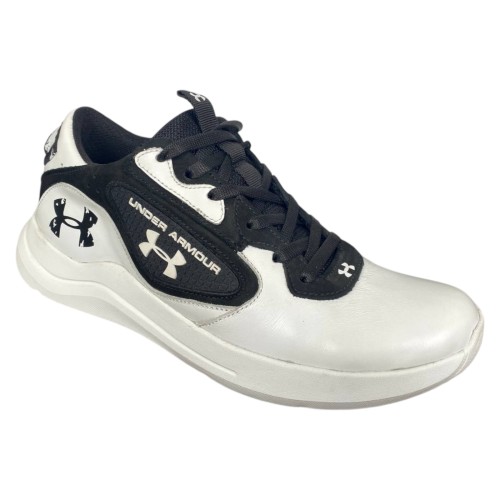 Кроссовки мужские кожаные DENAR A10 05 белые черные