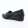 Туфли женские кожаные на танкетке CB Violeta 2000 black 