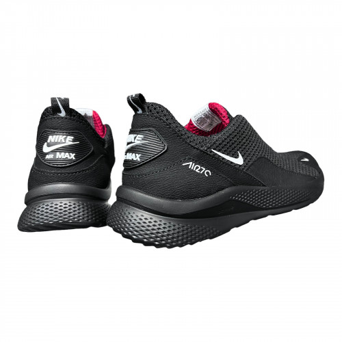 Кроссовки Мужские кожаные EGOIST 27 2 черная сетка