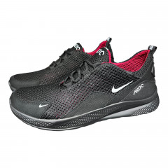 Кроссовки Мужские кожаные EGOIST 27 2 черная сетка